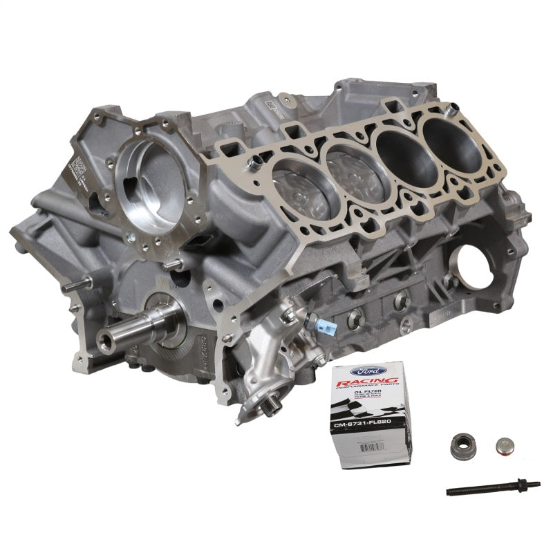 Ford Racing Gen 3 Coyote Aluminator NA short block assembly with forged Mahle pistons and Manley rods.