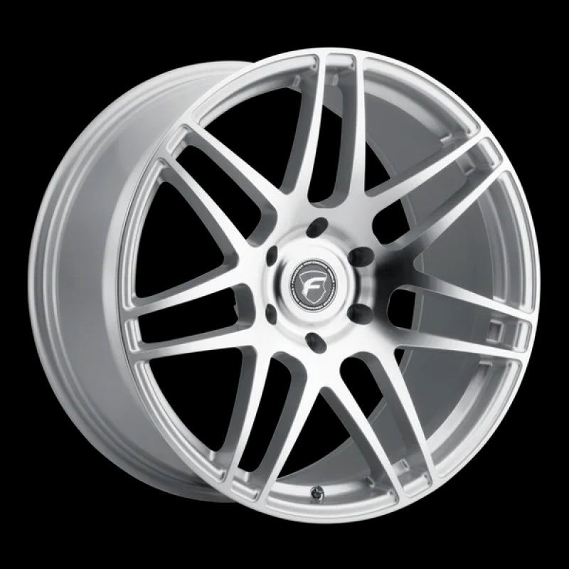 Forgestar F14 Drag 20x10 wheel in Satin Black featuring a 14-spoke mesh design