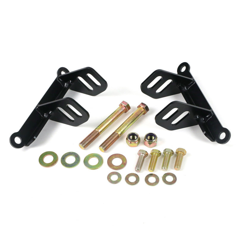 Ridetech steel motor mounts for Small Block Ford engines in 1965-1979 Ford F-100 and F-150 pickups.