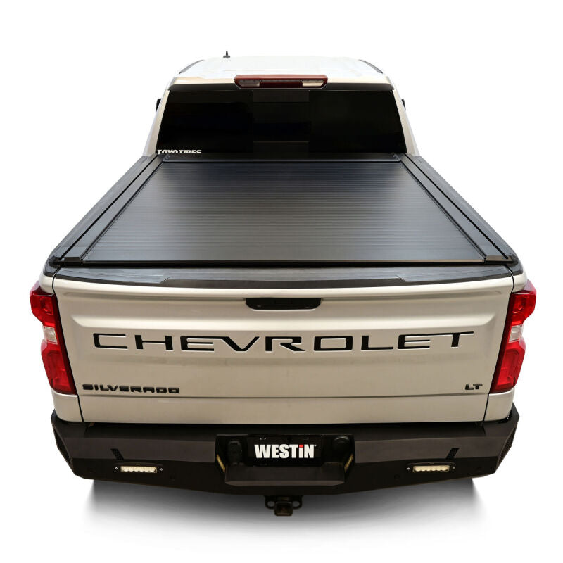 Westin Manual Retractable Tonneau Cover - Black for Select 2019-2026 Chevrolet/GMC Silverado/Sierra 1500 (5ft 8in Bed)