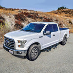 Westin Outlaw Drop Nerf Step Bars - Textured Black - Fits Ford F-150, F-250, and F-350 2015-2026 (SuperCab)