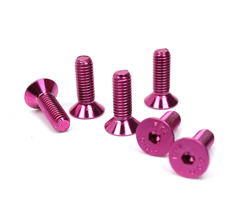 NRG Innovations Pink Conical Steering Wheel Screw Kit Upgrade