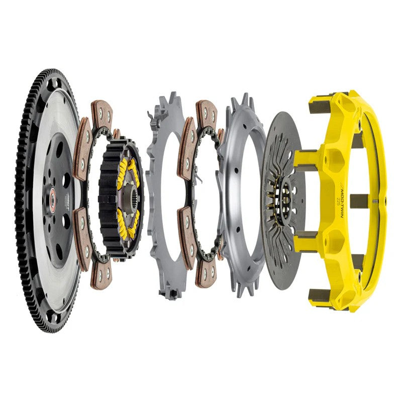 ACT Mod-Twin 225 XT ceramic twin-disc race clutch kit with flywheel and sprung hub for Subaru WRX STI