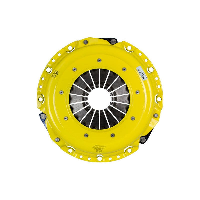 ACT B015X Xtreme clutch pressure plate with precision-stamped steel cover and heat-treated diaphragm for BMW.
