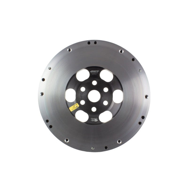One-piece forged steel ACT XACT Prolite flywheel with induction-hardened ring gear for Mazda 2.3T engines.