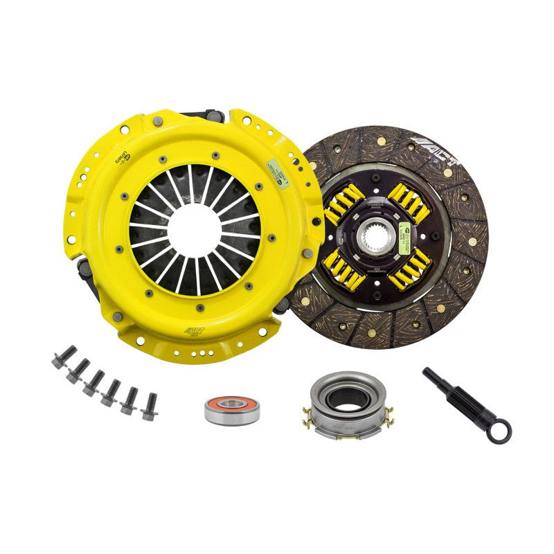 ACT SB13-HDSS clutch kit featuring a Heavy Duty pressure plate and a Performance Street organic sprung-hub disc.