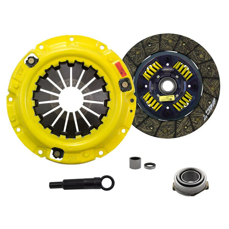 ACT ZX2-HDSS clutch kit with Heavy Duty pressure plate and Performance Street sprung organic friction disc.