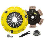 ACT Z65-HDR6 Heavy Duty 6-pad rigid race clutch kit and pressure plate for 1986-1991 Mazda RX-7 Turbo.