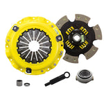 ACT Z65-XTG6 clutch kit featuring Xtreme pressure plate and 6-pad sprung race disc for 1986-1991 Mazda RX-7 Turbo.