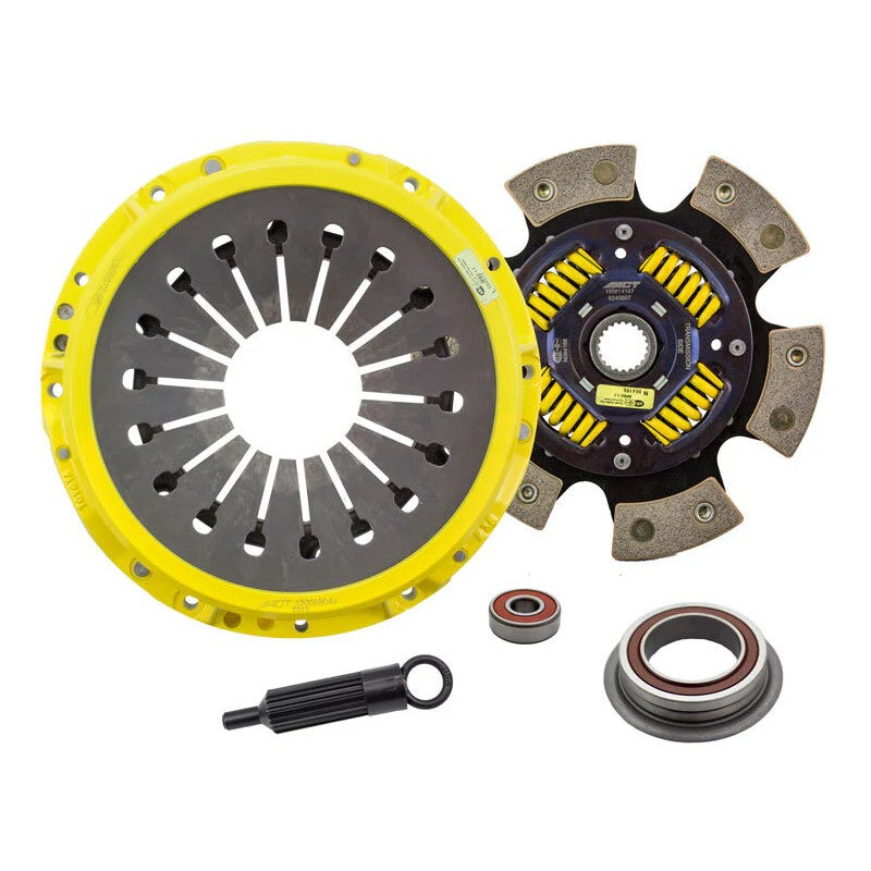 ACT TS2-HDG6 Heavy Duty pressure plate and 6-pad spring-centered race clutch disc for Toyota Supra.