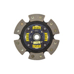 ACT 6-pad ceramic sprung race clutch disc featuring a gold retainer and six friction pads for Honda B and D-series engines
