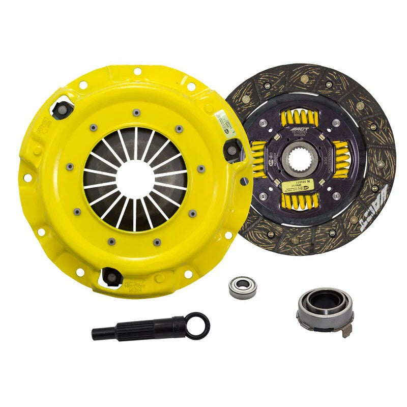 ACT ZM1-HDSS clutch kit featuring a heavy duty pressure plate and sprung performance street disc for 1990-1993 Mazda Miata.