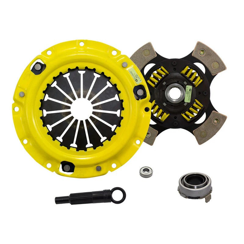 ACT ZM2-HDG4 clutch kit with Heavy Duty pressure plate and 4-pad spring-centered ceramic race disc for Mazda Miata