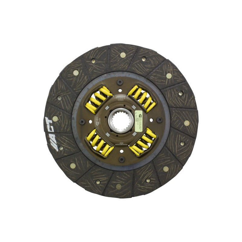 ACT performance street sprung clutch disc 3000604 with organic friction surface and spring-centered hub