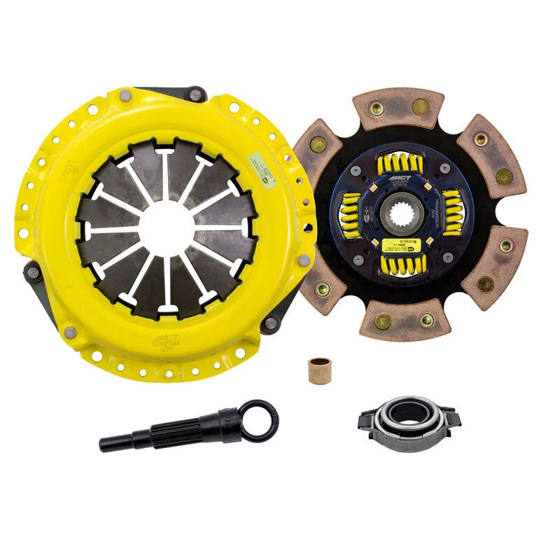 ACT NX9-HDG6 clutch kit featuring a heavy duty pressure plate and a 6-pad spring-centered race disc