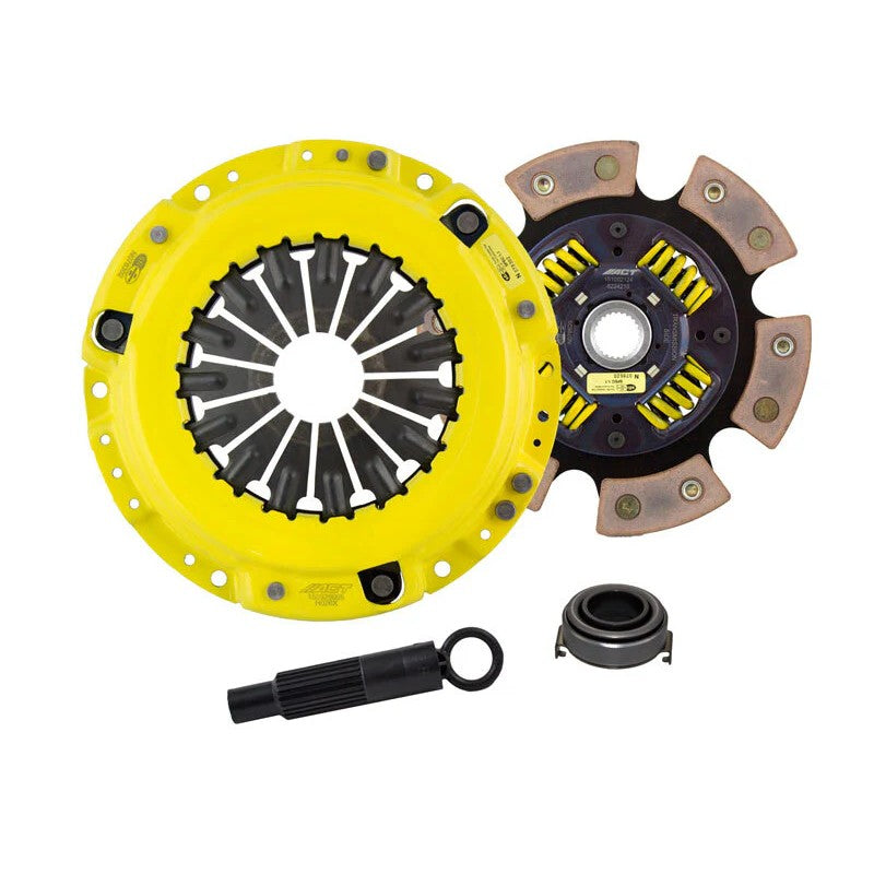 ACT HA3-XTG6 Xtreme race clutch kit with a heavy-duty pressure plate and 6-pad spring-centered race disc.