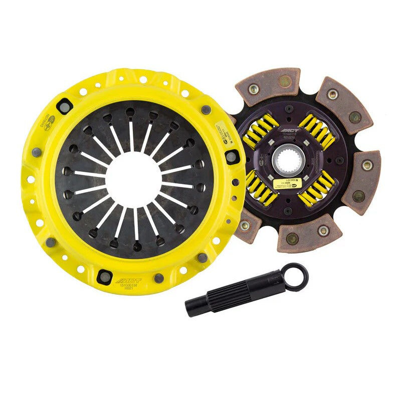 ACT HS1-HDG6 Heavy Duty clutch kit with 6-pad sprung race disc and pressure plate for 2000-2009 Honda S2000.
