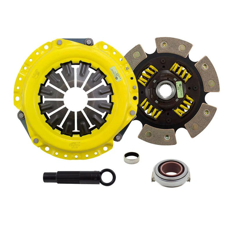ACT AR1-XTG6 Xtreme pressure plate and 6-pad spring-centered race disc clutch kit.