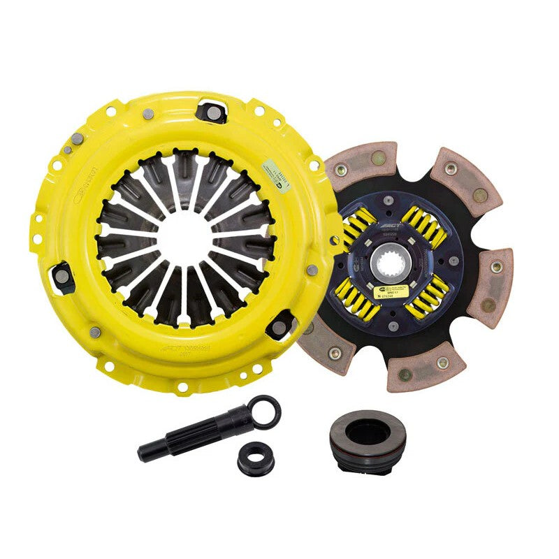 ACT DN3-HDG6 Heavy Duty race clutch kit with a 6-pad sprung disc and pressure plate for 2003-2005 Dodge Neon SRT-4.