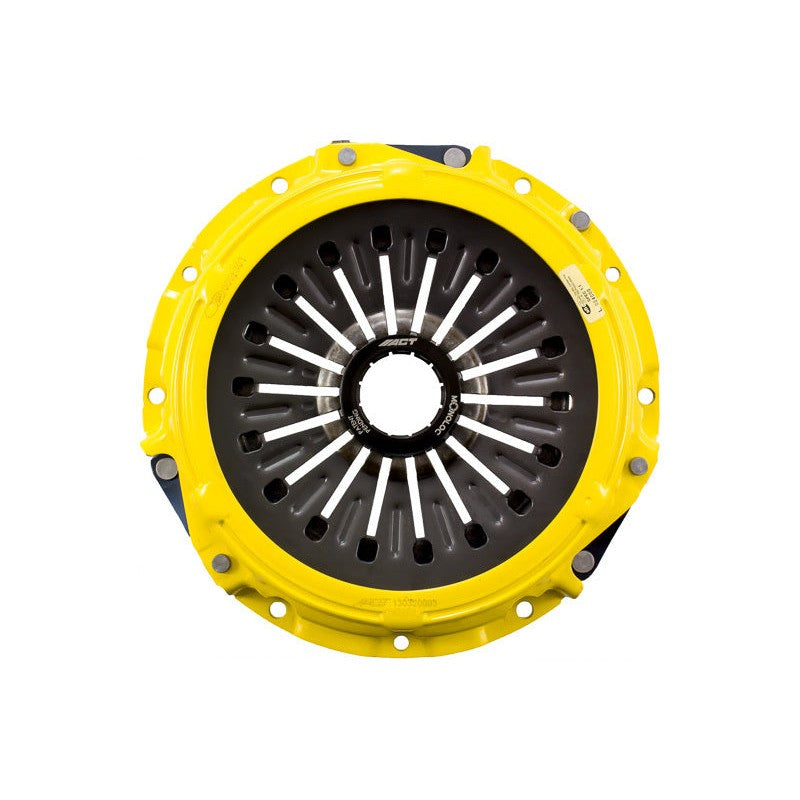ACT Heavy Duty clutch pressure plate MB018 with yellow cover and integrated Monoloc wedge collar.