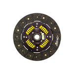 ACT performance street sprung clutch disc with high-copper organic friction material and a spring-centered hub.