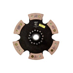 ACT 6240018 ceramic 6-pad rigid race clutch disc with high-strength rivets and ceramic friction pads.