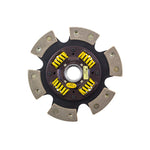 ACT 6-pad sprung ceramic race clutch disc with heat-treated spring steel drive plate and high-strength spring windows