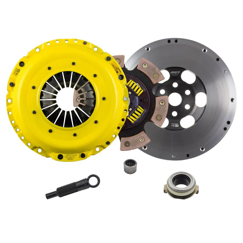 ACT ZX4-HDG6 Heavy Duty clutch kit with 6-pad spring-centered race disc for Mazda 3 and 6 Mazdaspeed.