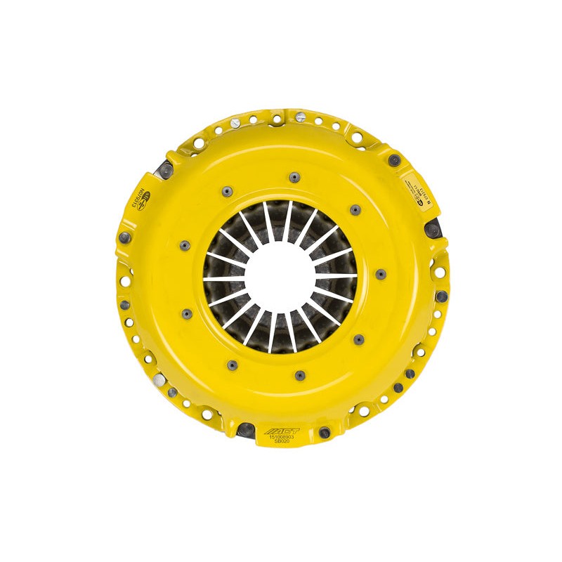ACT SB020 Heavy Duty Clutch Pressure Plate featuring a high-rigidity stamped cover and heat-treated diaphragm.