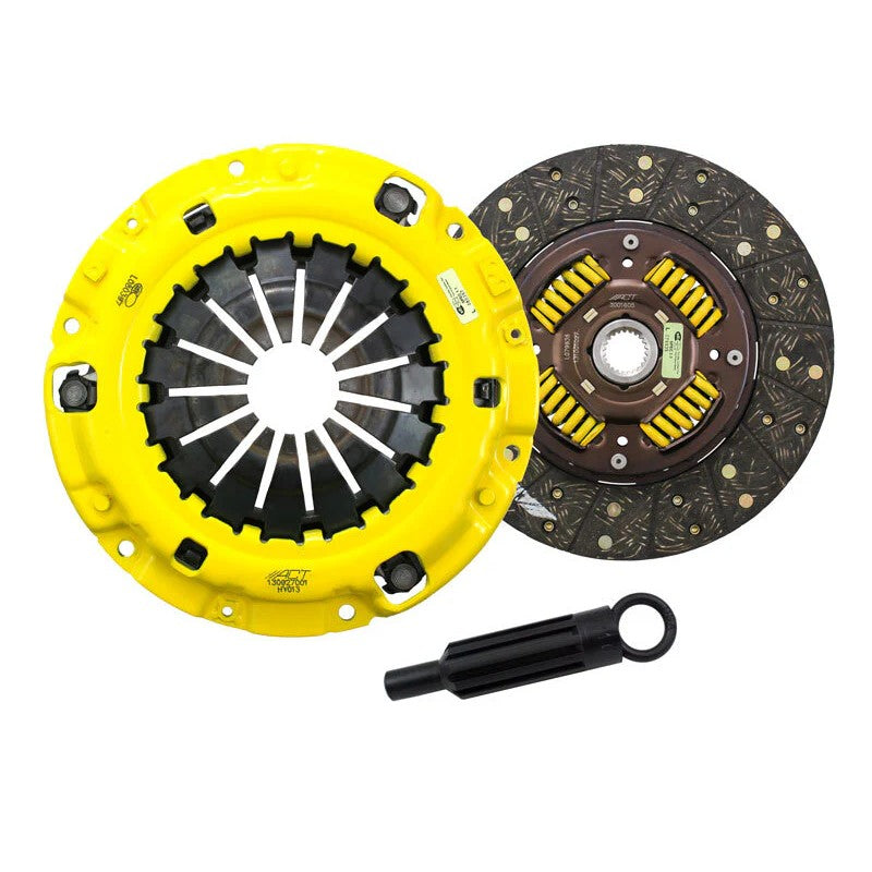 ACT HY4-HDSS Heavy Duty Performance Street Sprung Clutch Kit featuring pressure plate and organic friction disc.
