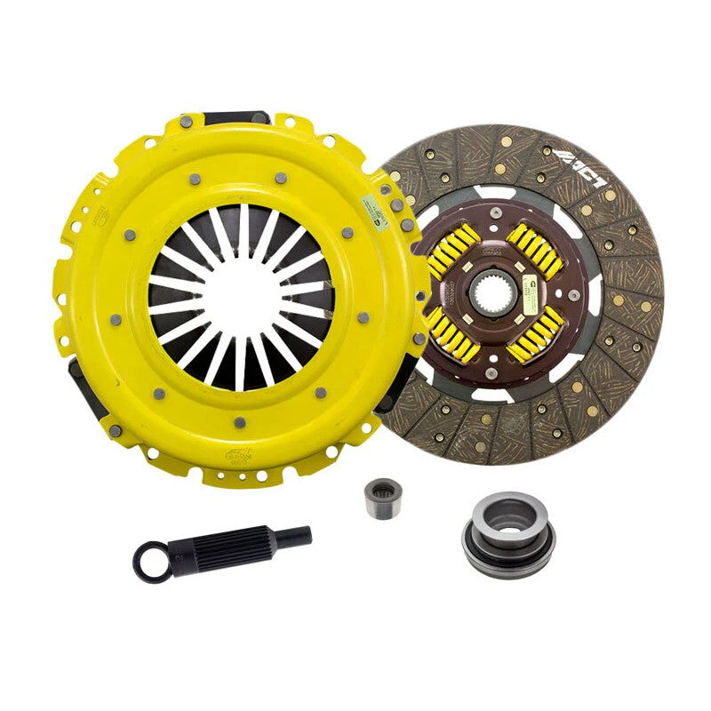 ACT FM6-HDSS Heavy Duty pressure plate and Performance Street sprung clutch disc for 2011-2017 Ford Mustang.