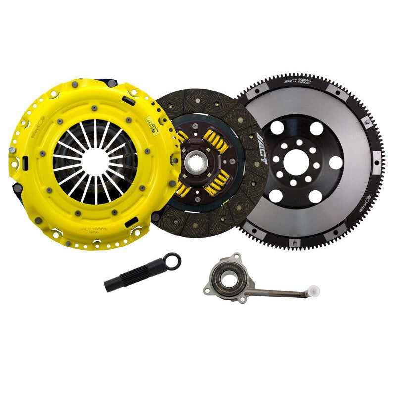 ACT VW8-HDSS Heavy Duty Performance Street Sprung Clutch Kit featuring pressure plate and organic sprung disc.