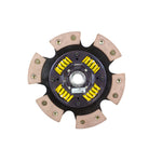 ACT 6-pad sprung race clutch disc with ceramic friction pads and a reinforced center spring hub.