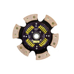 ACT 6250306 6-pad sprung race clutch disc with ceramic friction pads and heavy-duty center spring assembly.