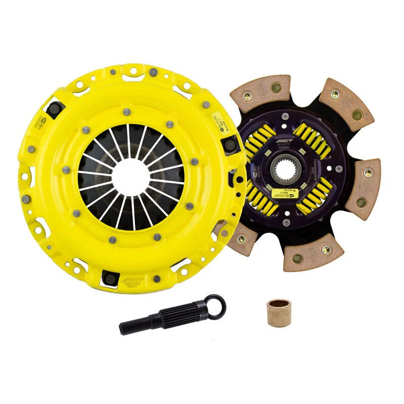ACT NZ2-XTG6 clutch kit including Xtreme pressure plate and 6-pad spring-centered race disc.