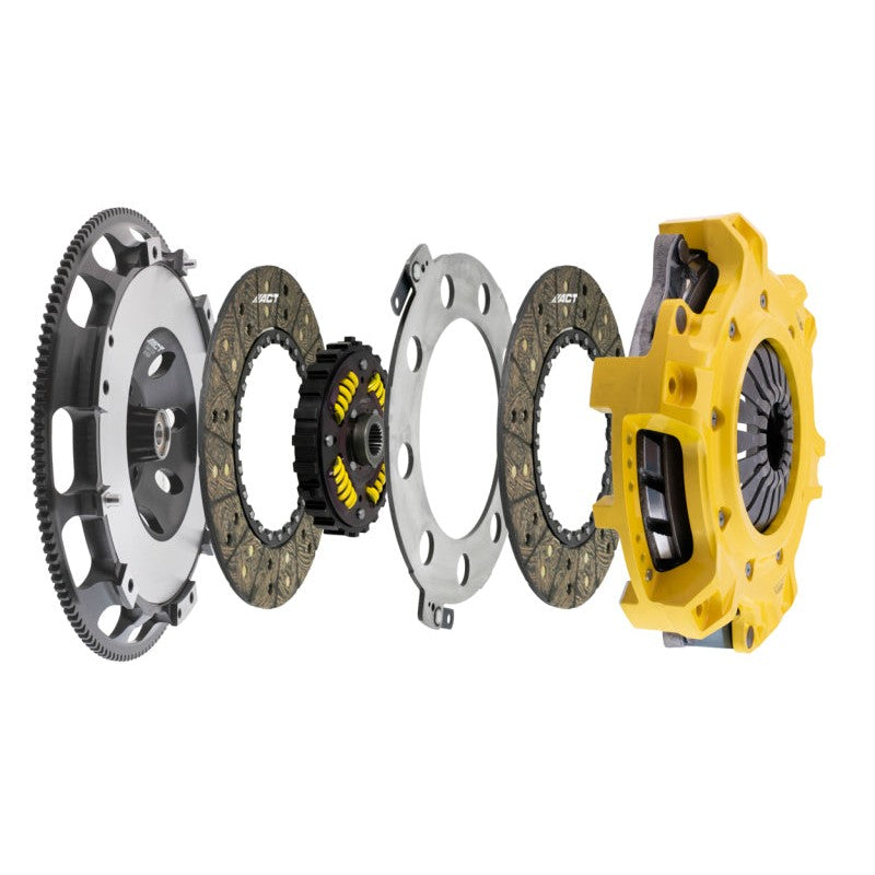 ACT T2SS-F17 Mod-Twin 10.5 XT Sprung Street twin-disc clutch and flywheel kit for 2024-2026 Ford Mustang GT
