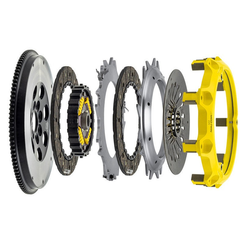 ACT T2S-M05 Mod-Twin 225 XT twin disc clutch kit with flywheel and sprung hub for 5-speed Mitsubishi Evolution X