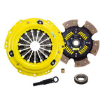 ACT NS1-XTG6 clutch kit with yellow Xtreme pressure plate and 6-pad sprung-hub ceramic race disc