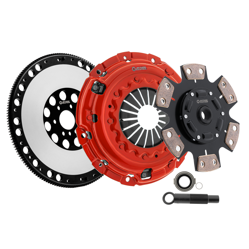 Action Clutch Stage 3 1MS clutch kit with lightened flywheel and sprung ceramic disc for 2002-2006 Acura RSX.