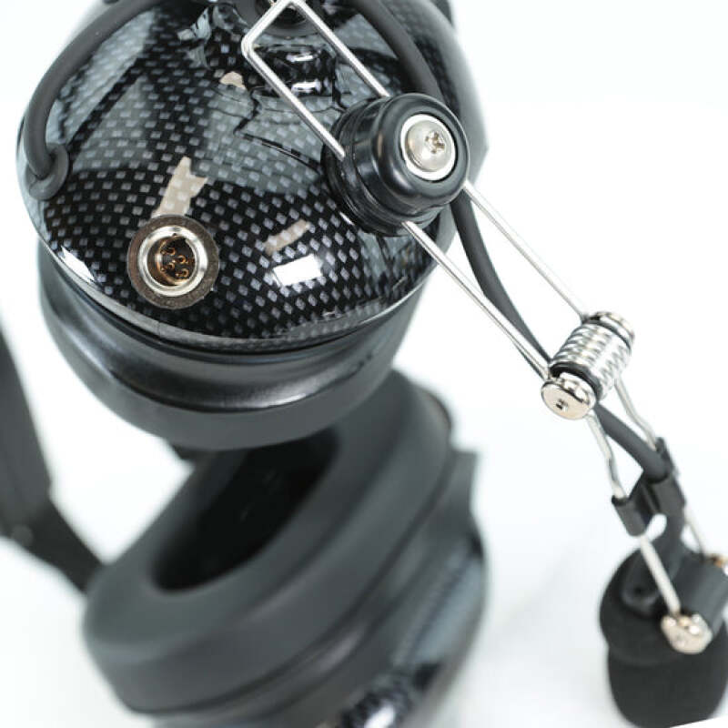 Rugged Radios H41 Behind-the-Head (BTH) 2-Way Radio Headset - Carbon Fiber