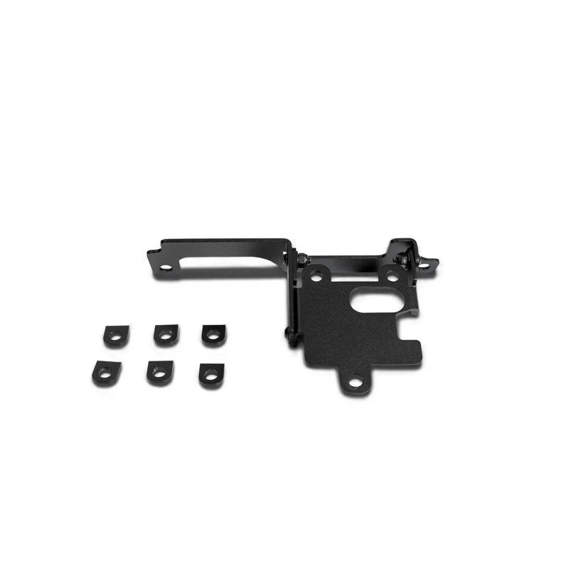 Hammer Black steel ACC relocation bracket for 2021-2025 Ford Bronco by Addictive Desert Designs