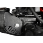 Addictive Desert Designs hammer black powder coated steel frame horn gusset kit for 2021-2025 Ford Bronco.