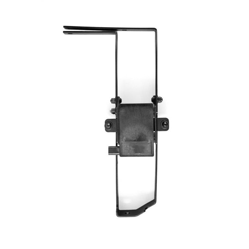 Hammer black powder coated 1/8 inch aluminum ACC relocation bracket for 2023-2025 Ford Super Duty trucks.