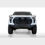 Addictive Desert Designs Stealth Fighter winch front bumper in hammer black for 2022-2025 Toyota Tundra.