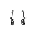 Addictive Desert Designs black powder-coated 1/8-inch steel ditch light brackets for 2021-2026 Ford F-150 and Raptor.