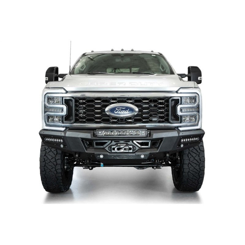 Addictive Desert Designs Phantom Series hammer black winch front bumper for 2023-2025 Ford F-250 and F-350 Super Duty