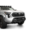 Addictive Desert Designs Stealth hammer black winch bumper with top hoop and D-ring mounts for 2024-2025 Toyota Tacoma.