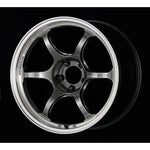 Advan RG-D2 multi-spoke wheel in Machining and Racing Hyper Black finish, showing machined spoke accents and center cap.