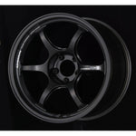 Single Advan RG-D2 wheel in semi-gloss black finish, 18x9.5 inches with a 5x120 bolt pattern