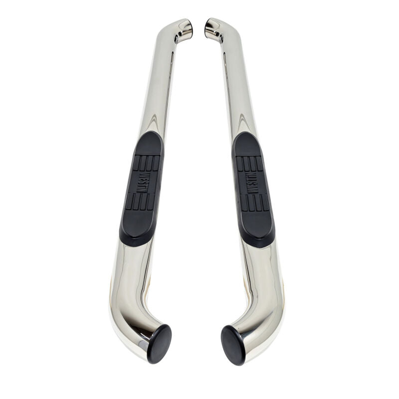 Westin E-Series 3" Stainless Steel Round Nerf Step Bars for 2024-2026 Toyota Tacoma Xtra Cab